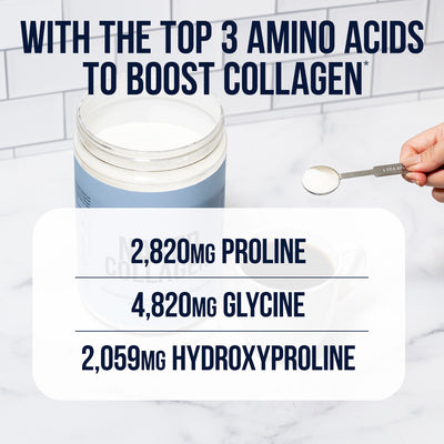 Collagen Peptides with Hyaluronic Acid | Naked Collagen Advanced - 1.3 LB