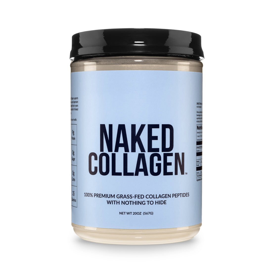 Collagen Peptides Protein Powder | Naked Collagen - 20 oz