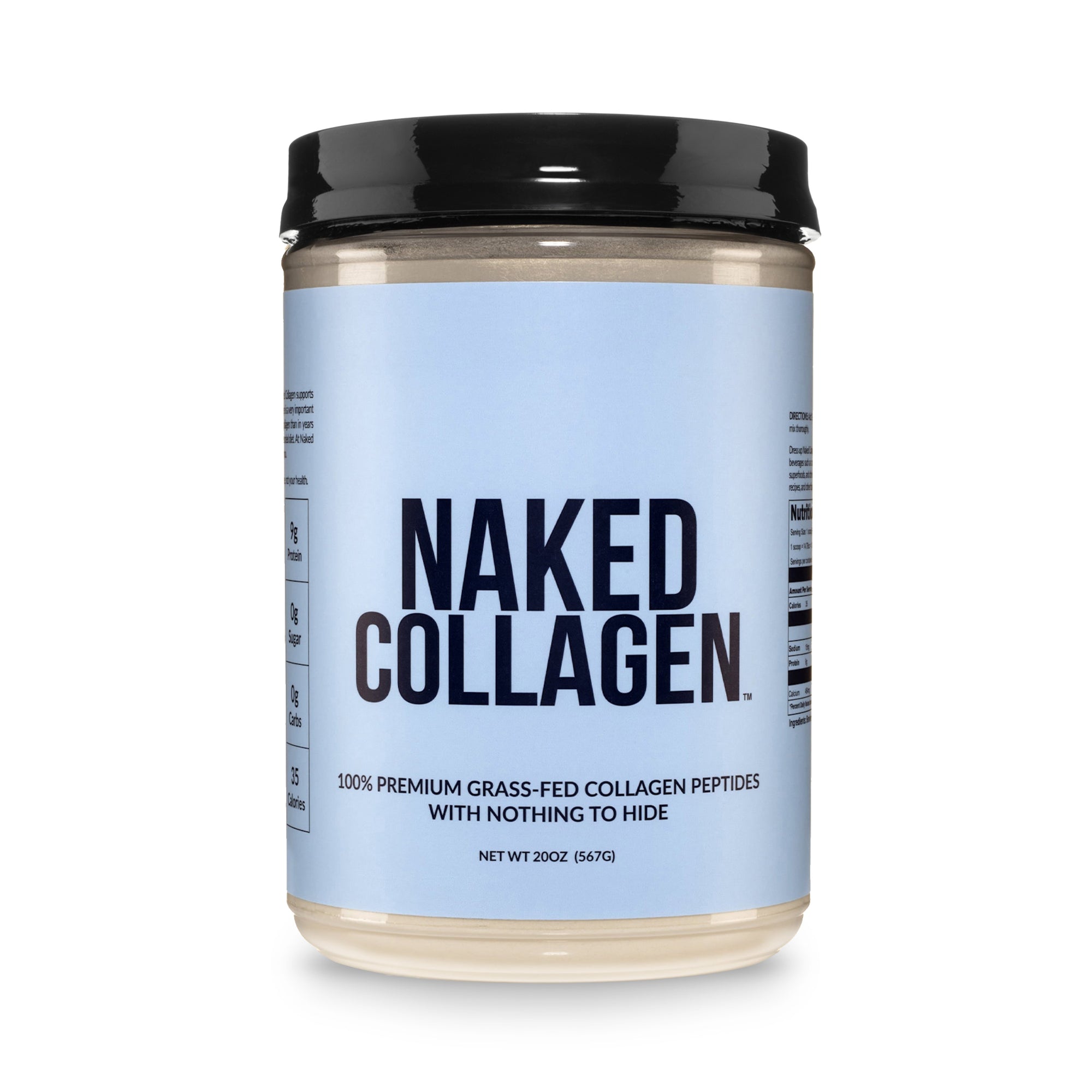 Collagen Peptides Protein Powder | Naked Collagen - 20 oz