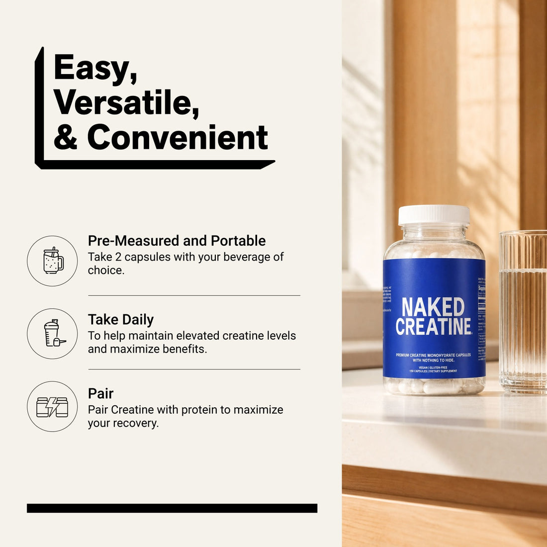creatine capsules supplement