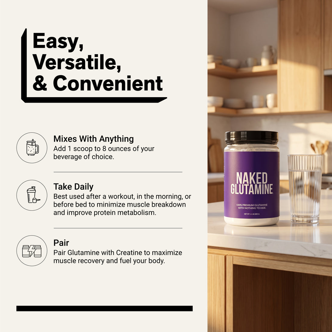 Glutamine | Naked Glutamine