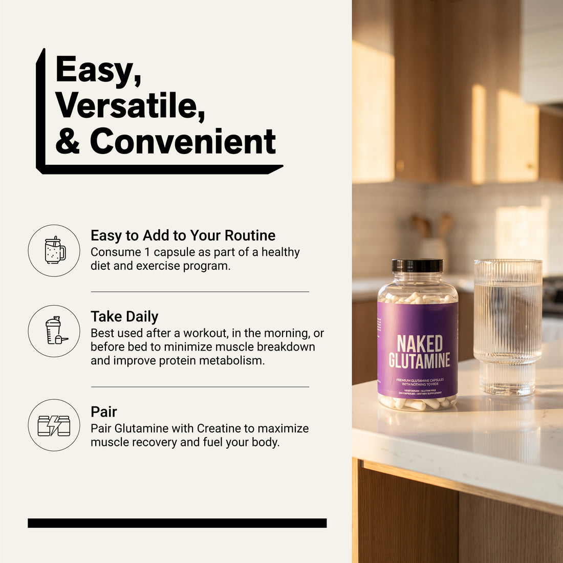 Glutamine | Naked Glutamine