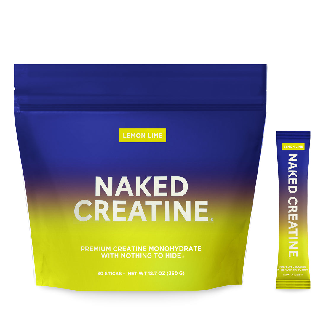 creatine monohydrate powder gmo-free no-additives flavored lemon lime