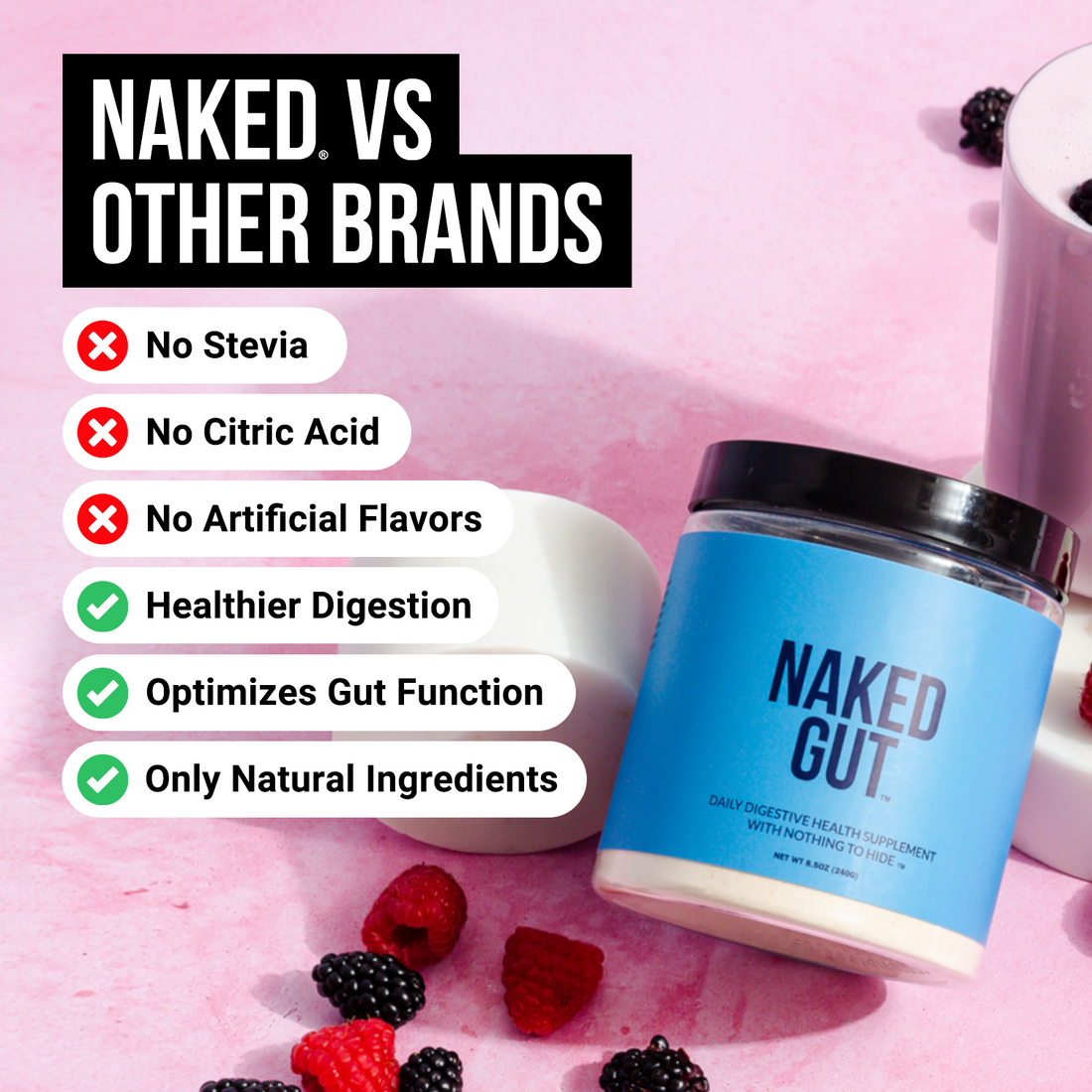 Gut Health Supplement | Naked Gut - 40 Servings