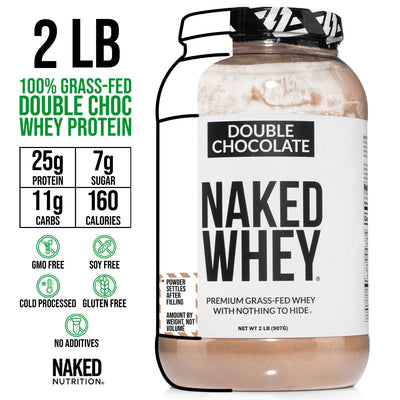 double chocolate whey protein powder