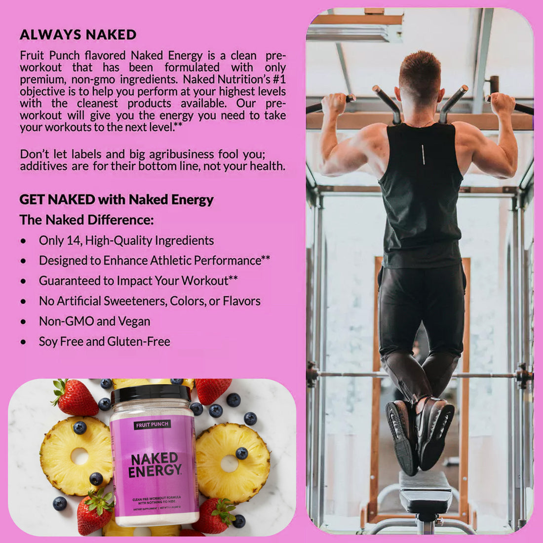 Pre Workout Supplement Citrus