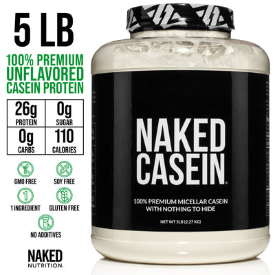 unflavored casein protein powder