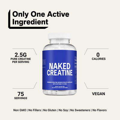 2.5g creatine monohydrate capsules