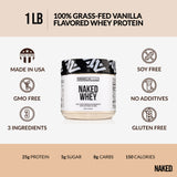 grassfed whey protein powder vanilla