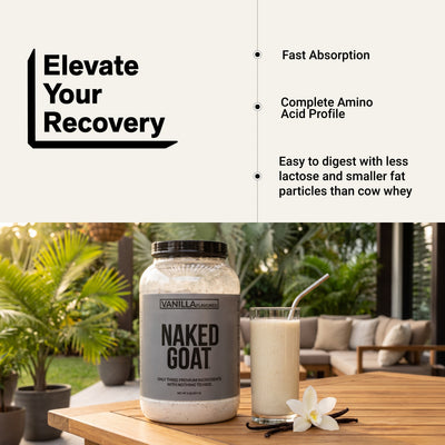 goat whey protein shake powder amino acid