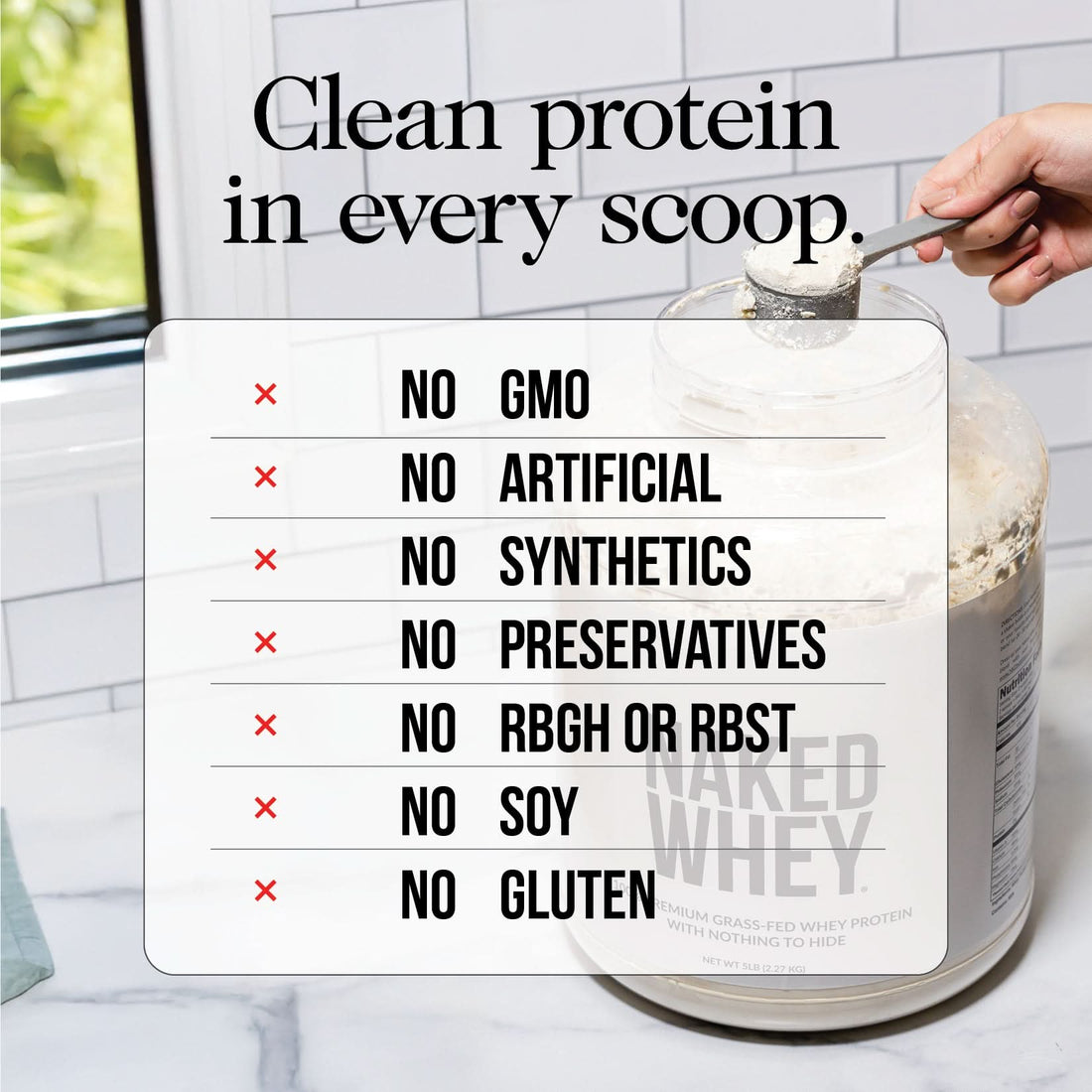 Chocolate Grass Fed Whey Isolate Protein Powder | Naked Whey Isolate - 2LB