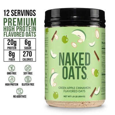 Avoine protéinée pomme verte cannelle | Naked Oats