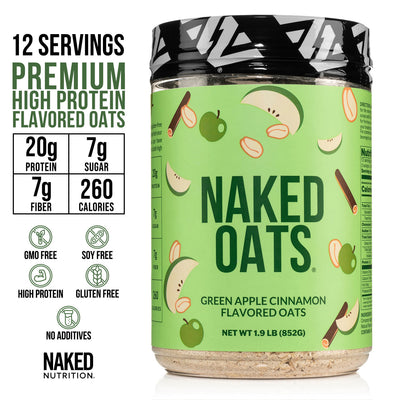 gluten free apple cinnamon protein oats