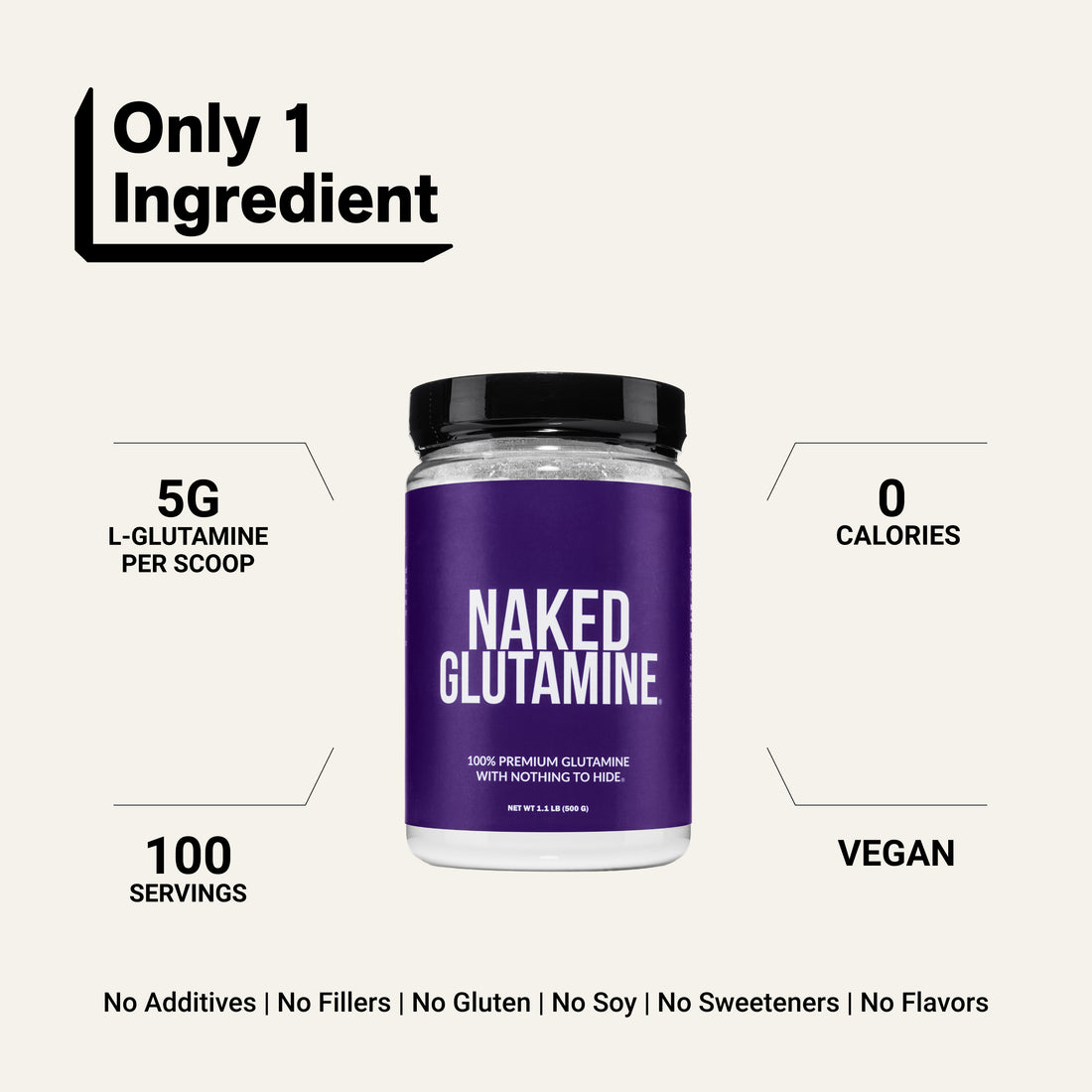 Glutamine | Naked Glutamine