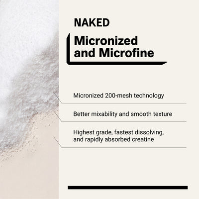 flavored micronize mircrofine creatine powder soy-free