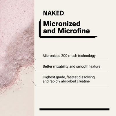 flavored micronize microfine creatine powder soy-free
