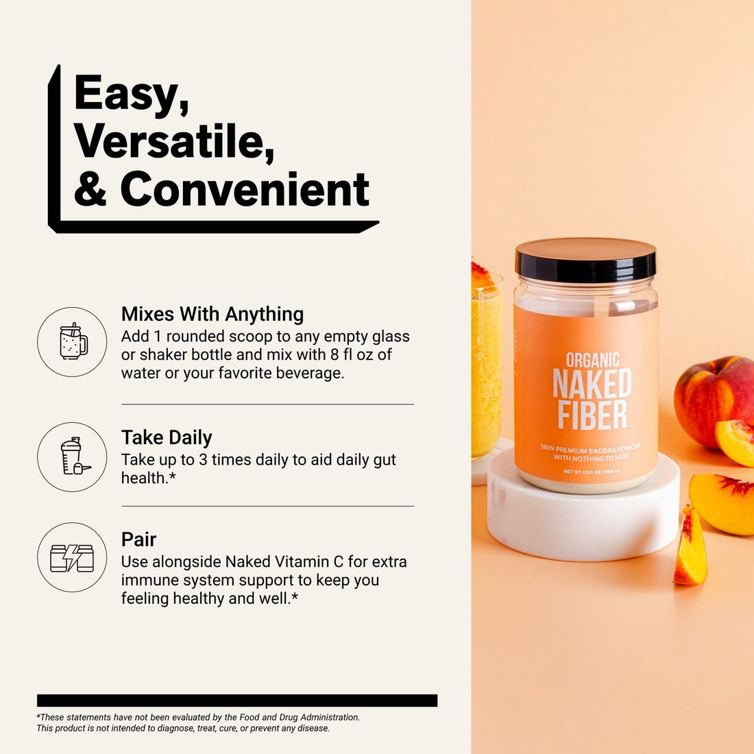 naked fiber mixing and daily use directions