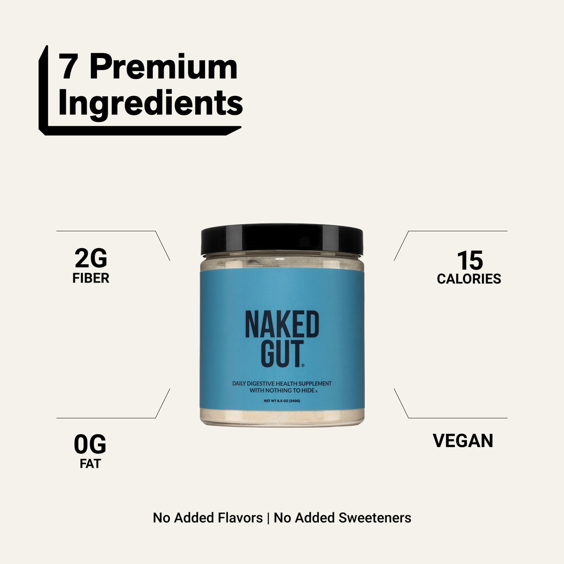 Supplément de santé intestinale | Naked Gut - 40 portions