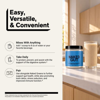 how to mix and use naked gut powder