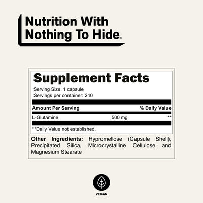 Glutamine | Naked Glutamine