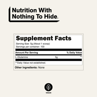 Glutamine | Naked Glutamine