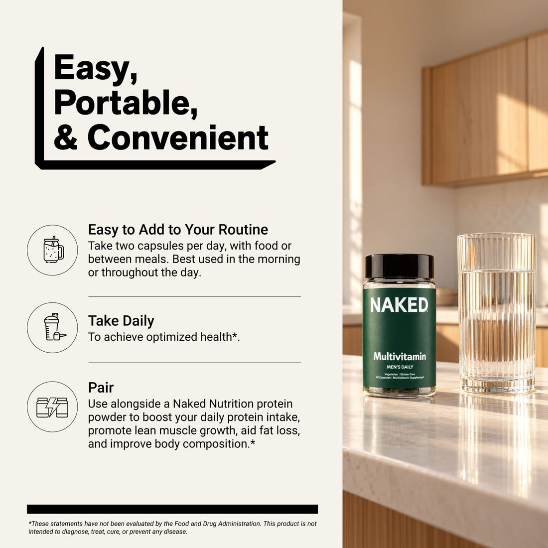 naked men's multivitamin daily use directions