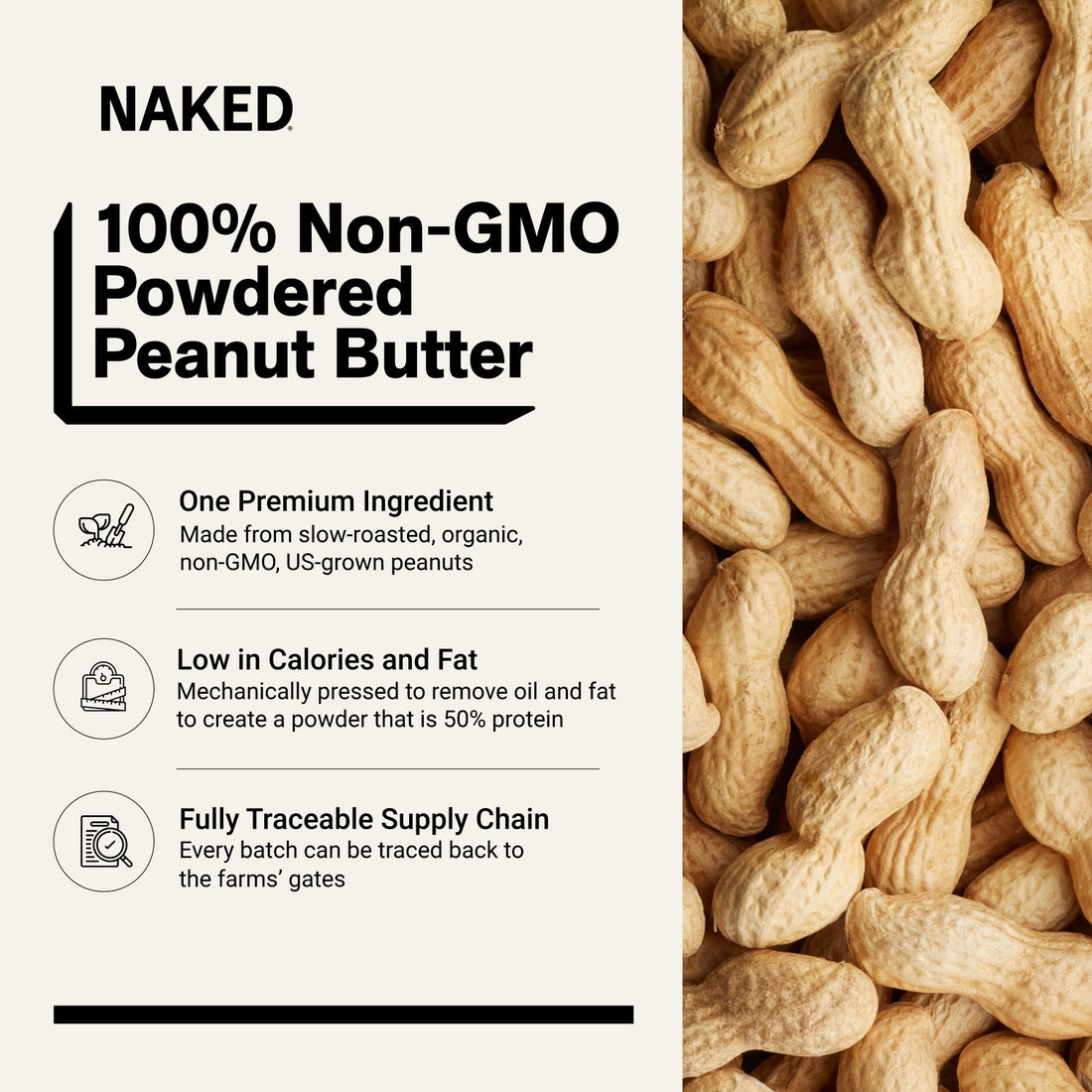naked pb organic powdered peanut butter benefits