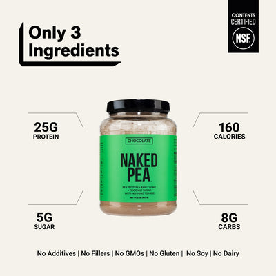 naked pea chocolate 2 lb with 25 g protein