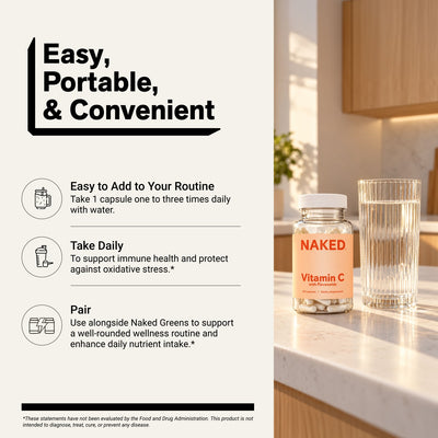 naked vitamin c capsule daily use directions