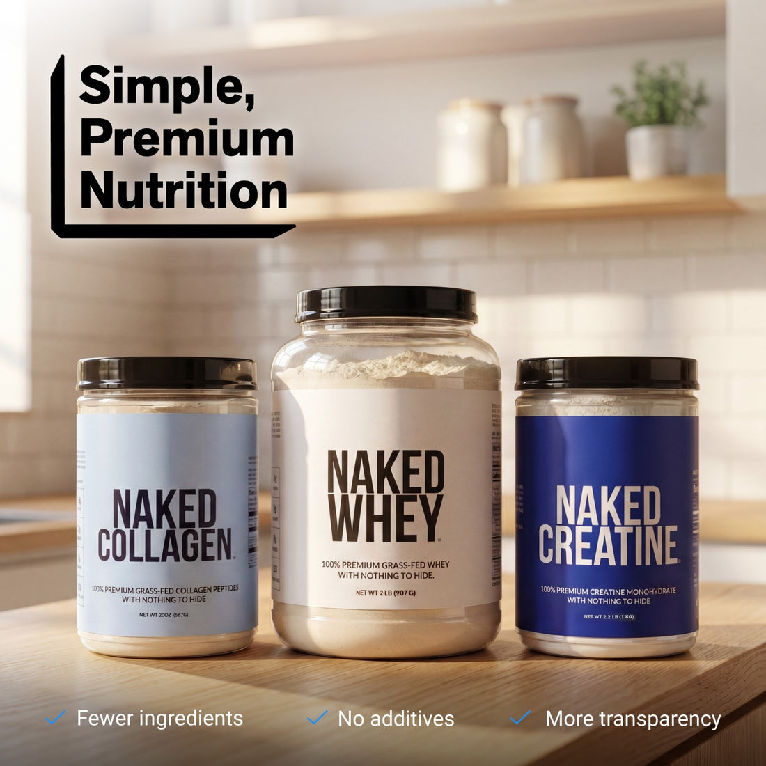 Vanilla Goat Whey Protein Powder | Naked Goat - 2lb