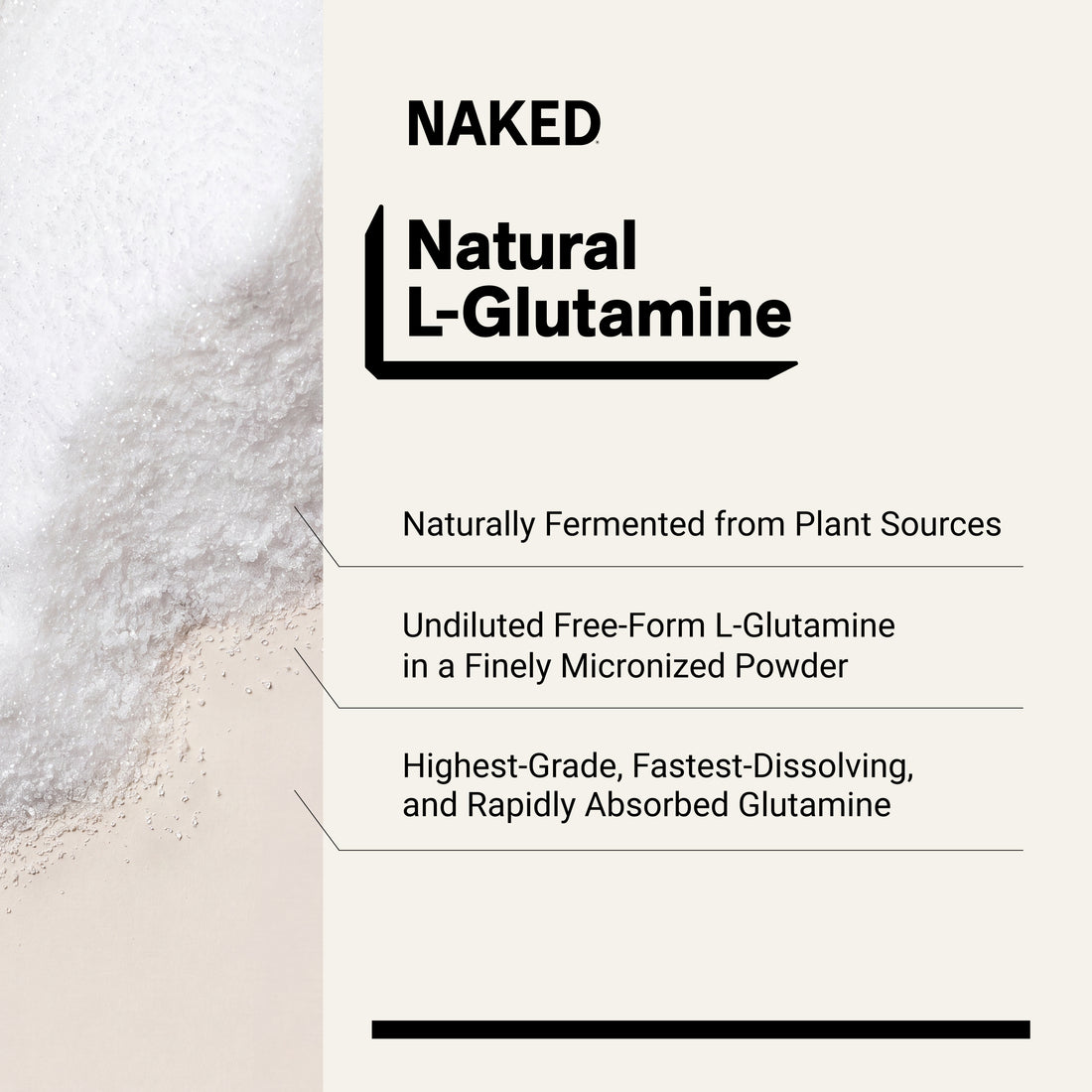 Glutamine | Naked Glutamine
