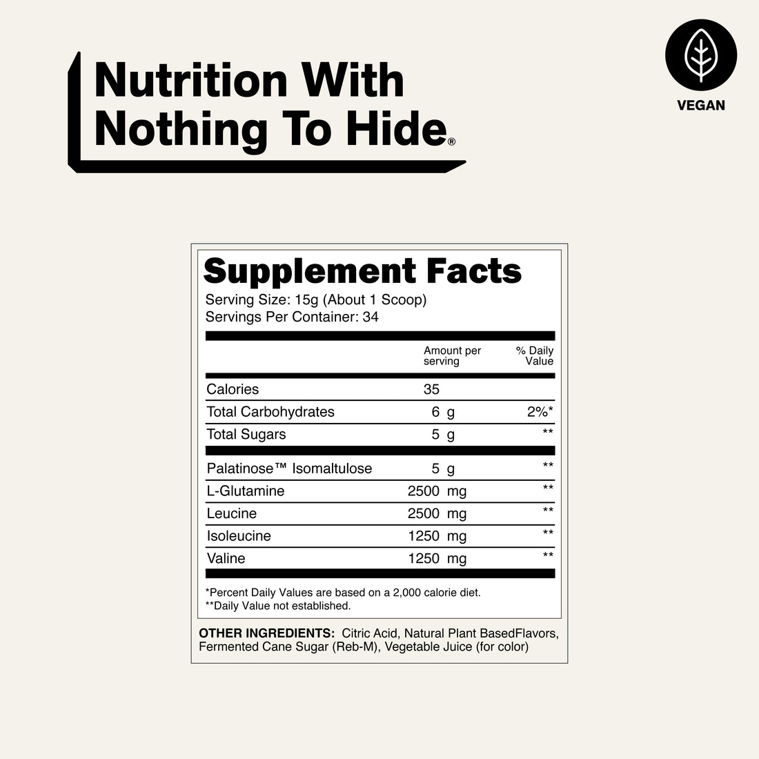 Strawberry Lemonade Branched Chain Amino Acids | Naked BCAAs - 34 portions