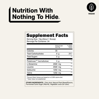 Strawberry Lemonade Branched Chain Amino Acids | Naked BCAAs - 34 portions