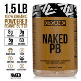 Organic Powdered Peanut Butter | Naked PB - 1.5LB
