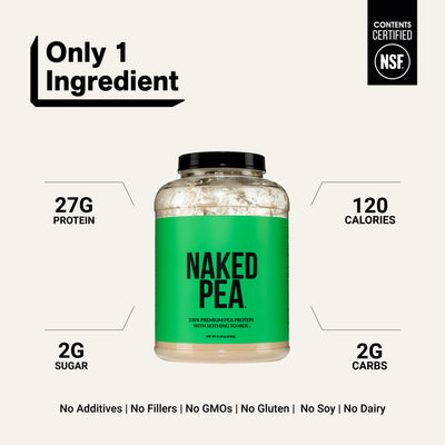 pea powder protein clean ingredient gluten-free soy-free