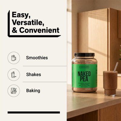 pea protein powder smoothies shakes baking
