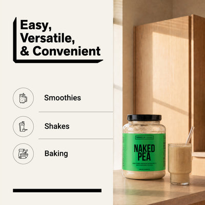 Vanilla Pea Protein Powder | Vanilla Naked Pea - 2LB