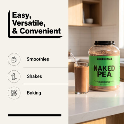 pea protein smoothies shakes baking