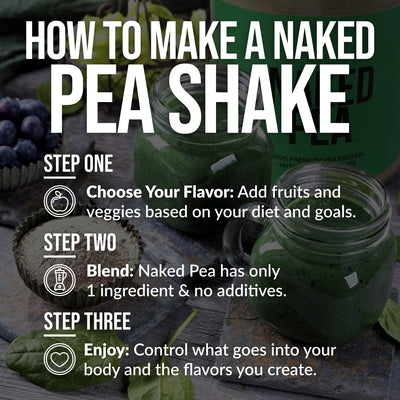 Pea Protein Powder 1lb | Naked Pea - 1lb