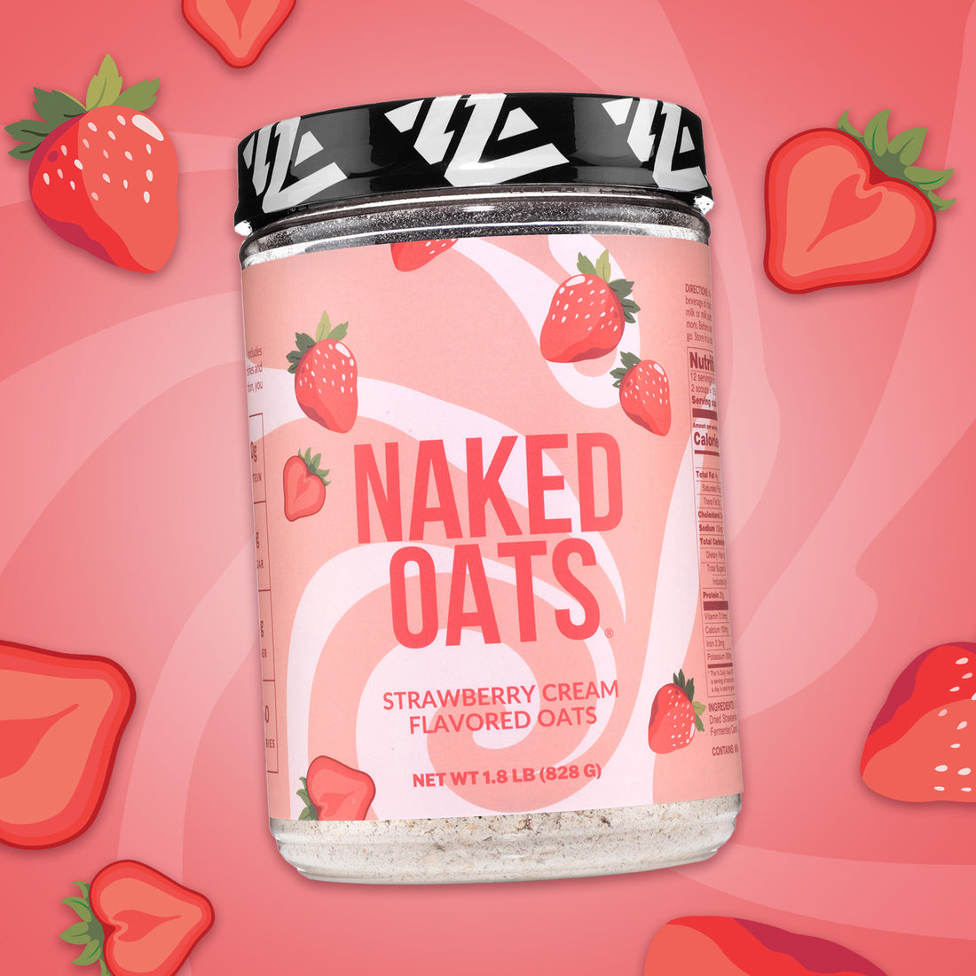 strawberry protein oats