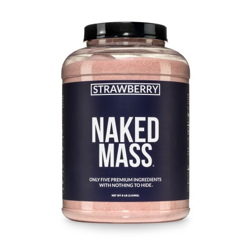 Strawberry Mass Gainer Protein Supplement | Naked Mass - 8LB