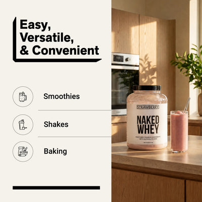 grass fed whey smoothies shakes baking
