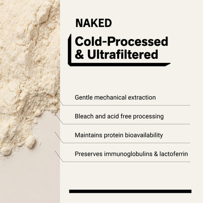 grass fed whey protein sourcing cold processed gmo-free