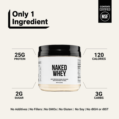 whey isolate protein powder clean ingredient gluten-free soy-free