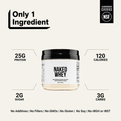whey isolate protein powder clean ingredient gluten-free soy-free