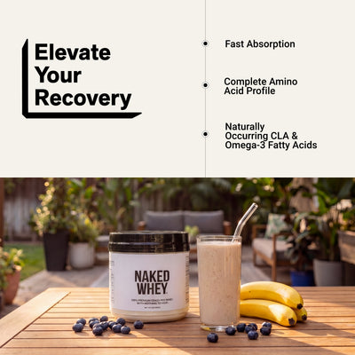 unflavored whey protein shake isolate powder amino acid