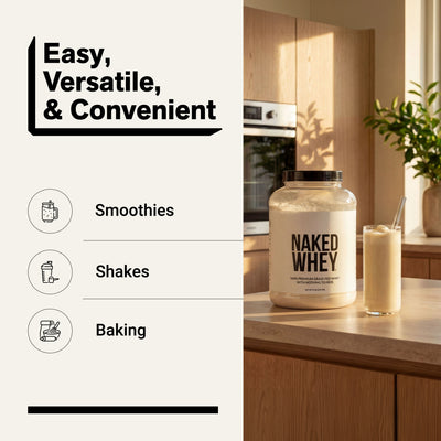 grass fed whey smoothies shakes baking 