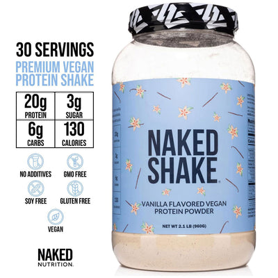 vegan vanilla protein shake
