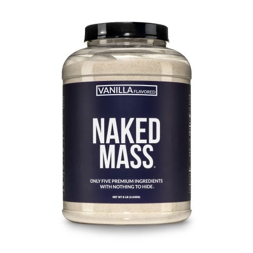 Vanilla Mass Gainer Protein Supplement | Naked Vanilla Mass - 8LB