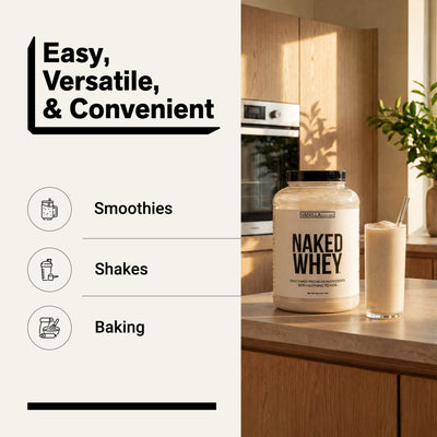 grass fed whey smoothies shakes baking 